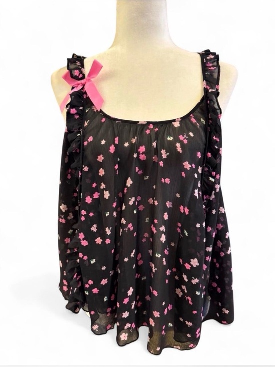 Victoria's Secret Tops - Victoria's Secret Sexy Little things chiffon floral babydoll camisole